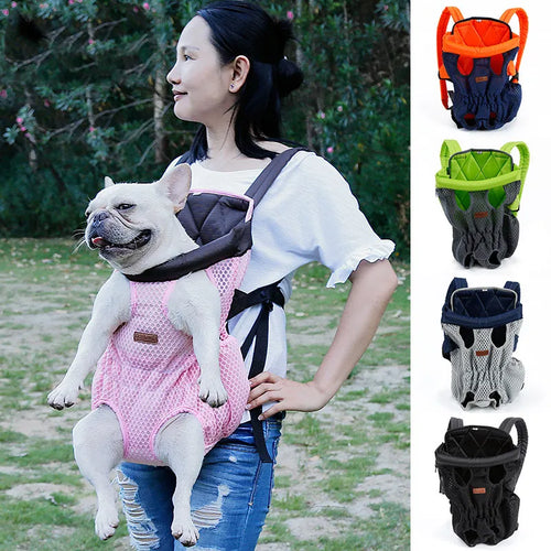 Hands-Free Pet Travel – Mesh Carrier Backpack for Pets