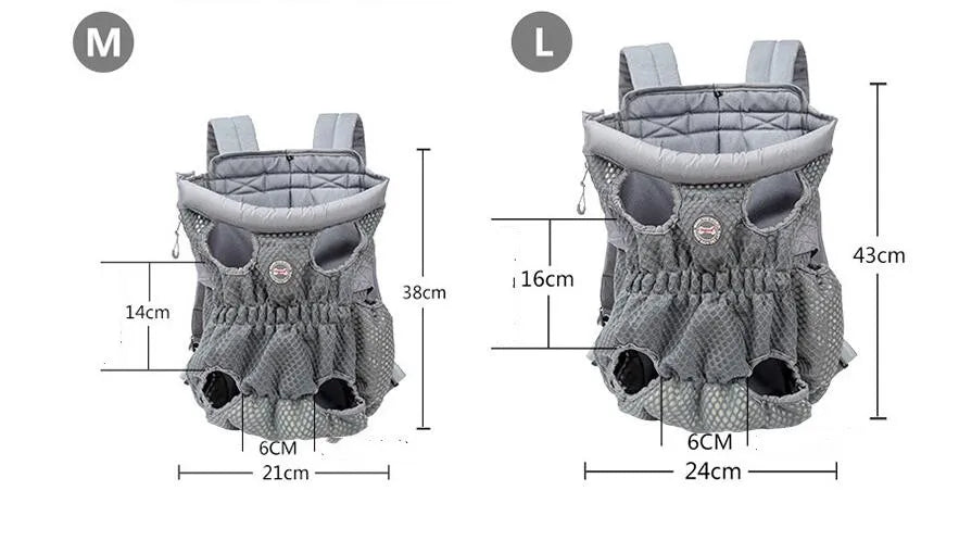 Hands-Free Pet Travel – Mesh Carrier Backpack for Pets