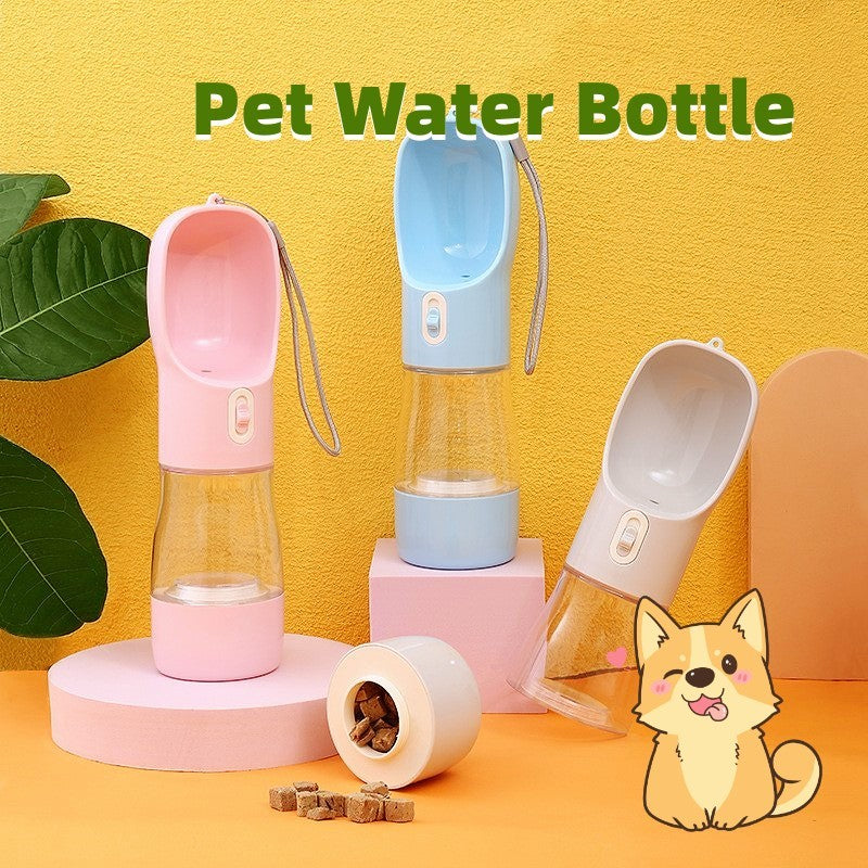 Travel-Friendly Dog Water Bottle & Bowl Combo