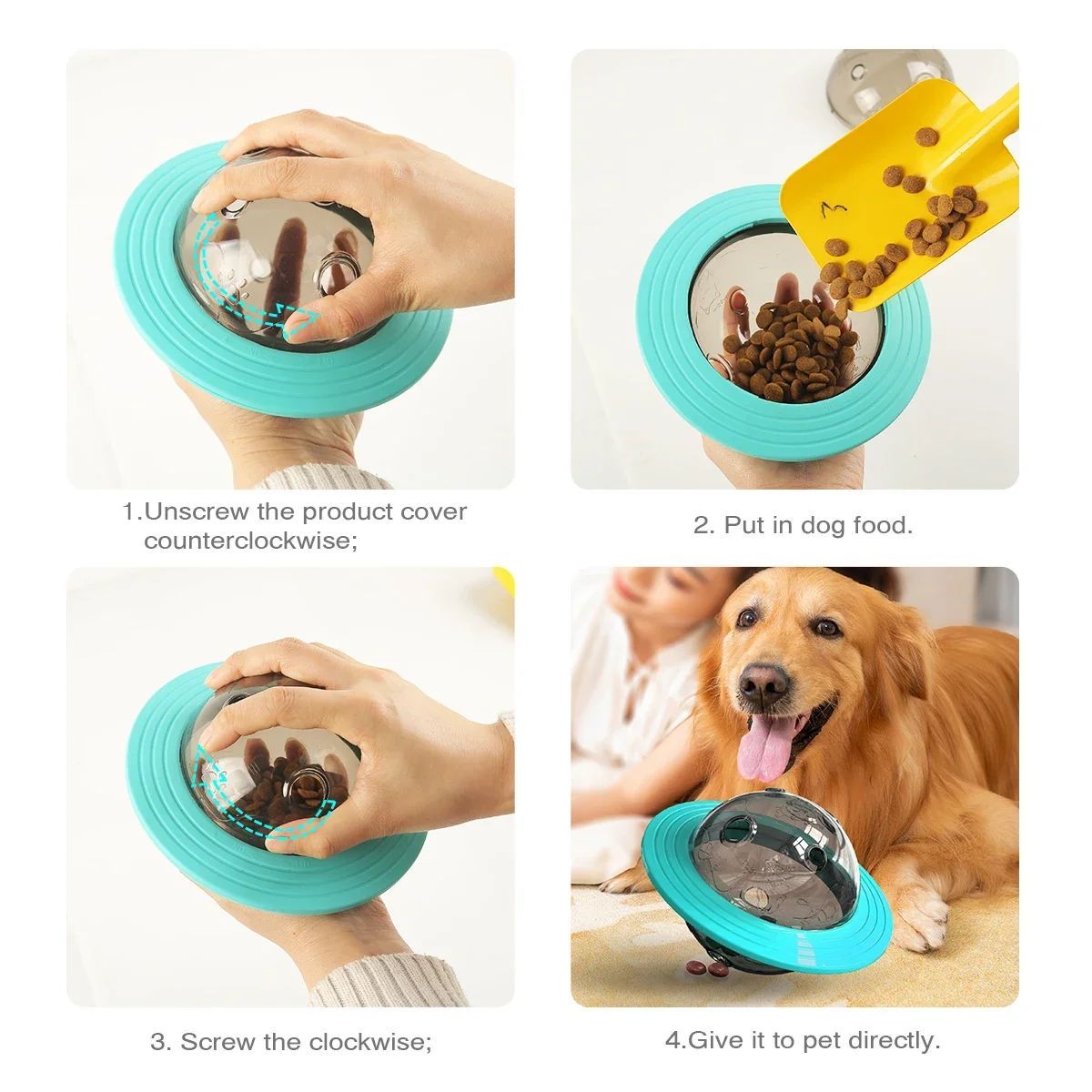 IQ Training Toy – Interactive Food Dispensing Ball